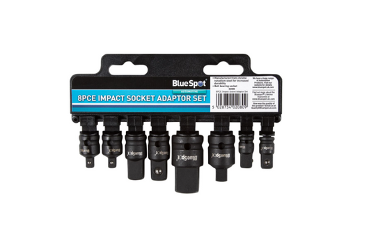 BlueSpot Tools - Impact Socket Adaptor Set 8 Piece 02080