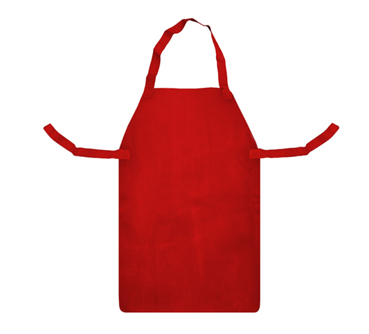 Red H/R Apron With Ties 24x36