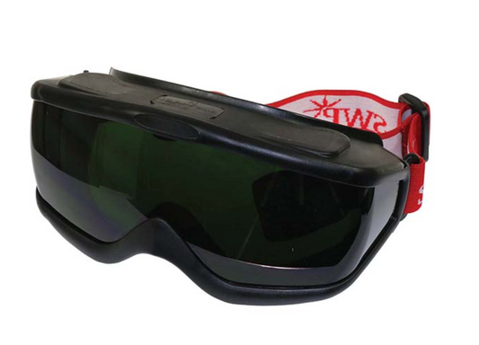 Wide Vision Black Frame Goggle, Shade 5 - SWP 1511