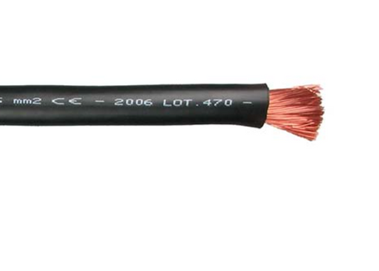 Copper Welding Cable - 16mm - 70mm, priced per metre.