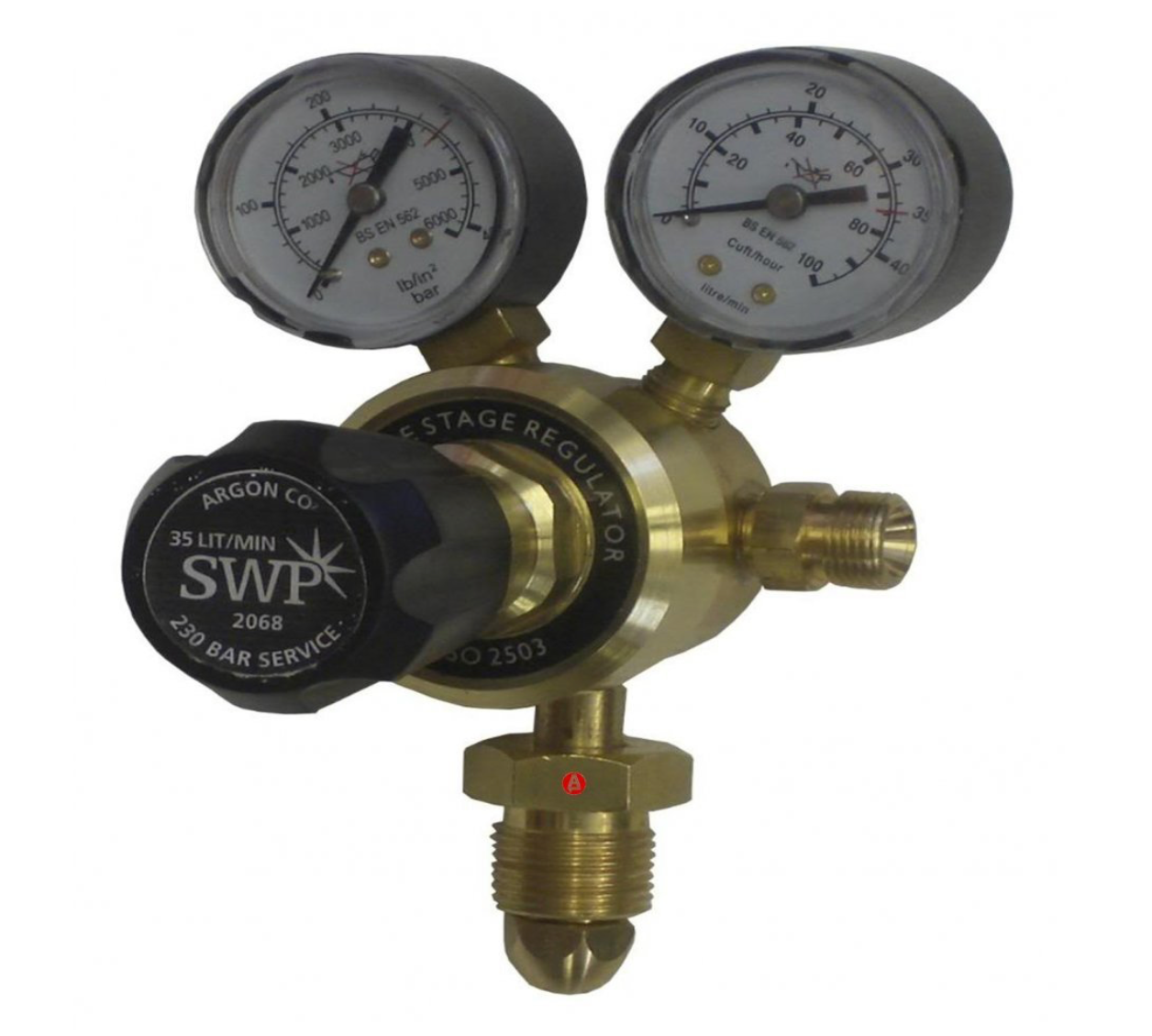 Argon - Argon/CO2 Single Stage 2 gauge regulator